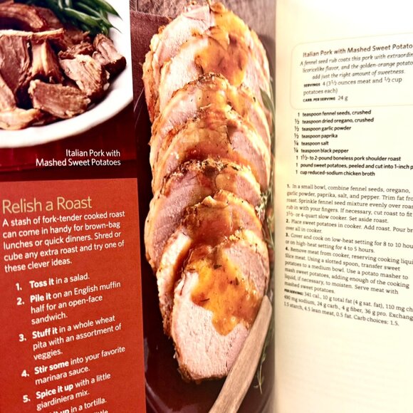 Diabetic Living FAVORITE SLOW COOKER Recipes HC Cookbook Delicious-Slow-Simmered - Picture 8 of 16